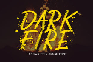 Dark Fire Font: Authentic Type for Campaigns
