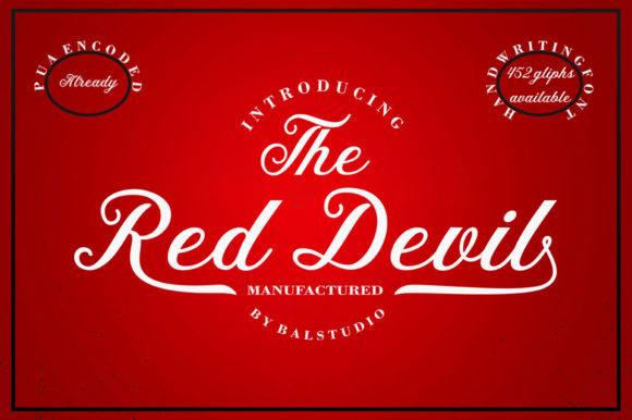 Discover The Red Devil: A Devious and Elegant Script Font