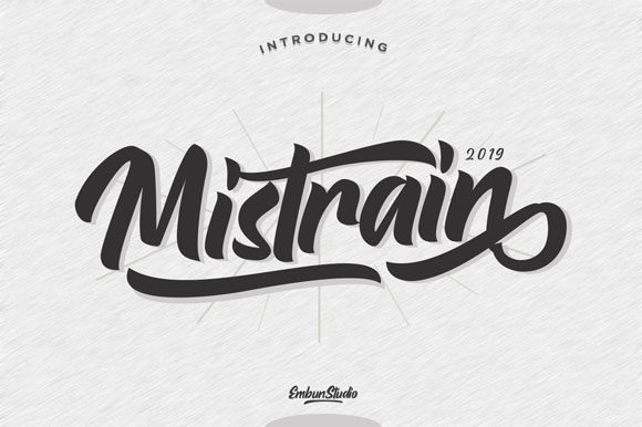 Discovering Mistrain: A Bold Script for Editorial Charm