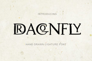 Dragonfly Font: Elegant Script for Handmade Products