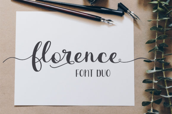Florence Duo Font: Elevate Your Small Business Brand