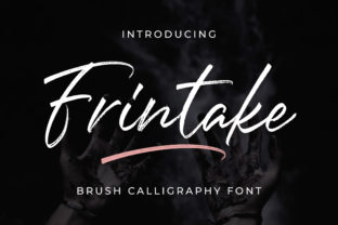 Frintake Font: A Brush Script for Editorial Layouts
