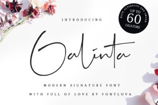 Galinta: A Script Amp Font for Creative Projects