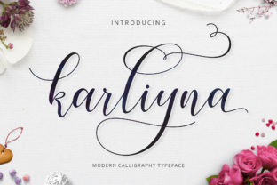 Karliyna Font: A Modern Handwritten Typeface for Crafters