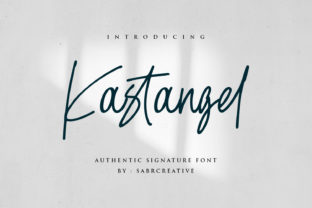 Kastangel: A Timeless Script Font for Editorial Elegance
