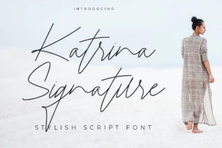 Katrina Signature Font: A Handwritten Touch for Makers