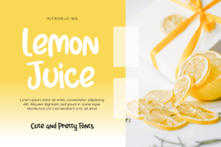 Lemon Juice Font: Sweet Editorial Typography