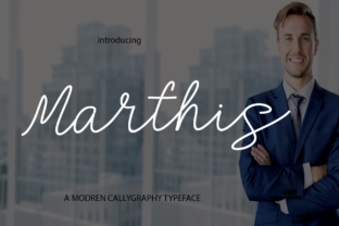 Marthis Font: A Handwritten Typeface for Editorial Design