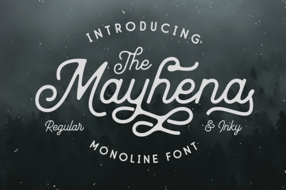 Mayhena Font: Vintage Script for Handmade Labels