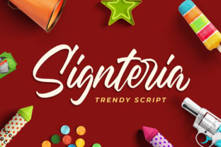 Signteria: A Script Font for Editorial Design
