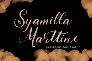 Syamilla Marttine Font: Elegant Script for Editorial Design