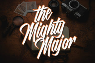 The Mighty Major Font: A Vintage Script for Business Branding