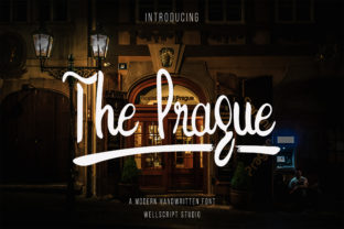 The Prague Font: Bold Script for Handmade Products