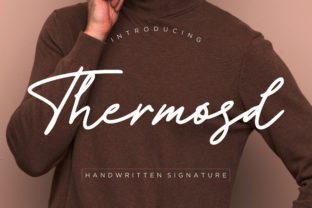 Thermosd Handwritten Signature Font for Makers