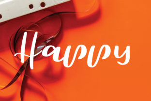 Transform Your Brand with Happy: A Charming Script Font